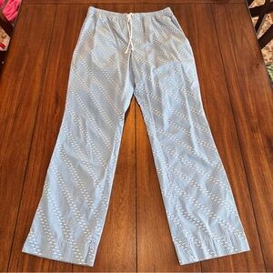 Vineyard Vines Men’s 100% Cotton Pajama Pants Ice‎ Hockey Size Small Lt. Blue